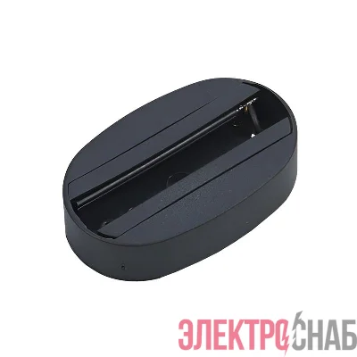 Крепление для трековых светильников стационарное CKB90-BL 90мм черн. IN HOME 4690612060774