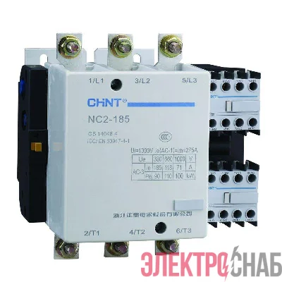 Контактор NC2-185 185А кат. 380-415В AC AC-3 (R) CHINT 671692