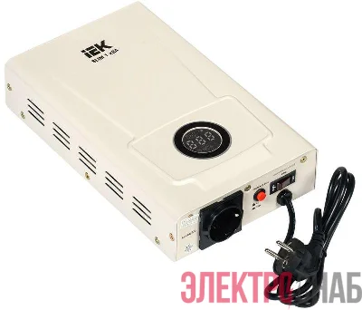 Стабилизатор напряжения 1ф 1кВА SLIM настенный IEK IVS22-1-001-09
