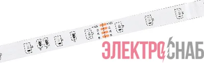 Лента светодиодная LED LSR-2835RGB54-4.8-IP20-12В (уп.5м) IEK LSR1-3-054-20-3-05