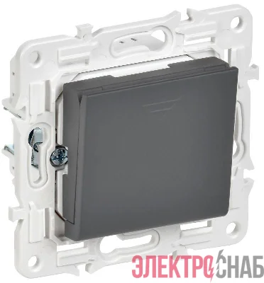 Выключатель карточный SKANDY 30А SK-V15G графит IEK SK-V11-0-10-K53