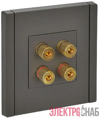 Аудиорозетка 4-м FORTE&PIANO FP339 сер. IEK FP-S40-K03