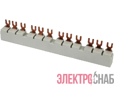 Шинная 3-фазная разводка PS1-2-1 для  2-х автоматов типа MS116 с 1-м доп.контактом 1SAM201906R1012