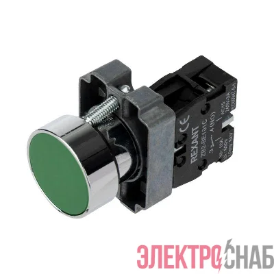 Кнопка XB2 зел. NO Rexant 36-5522