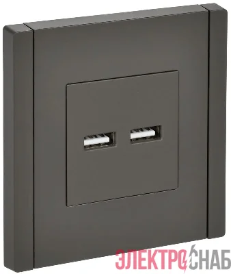 Розетка USB A+A 3.1А FORTE&PIANO FP349 сер. IEK FP-U21-D31-K03