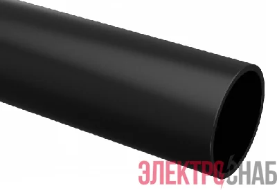 Труба гладкая ПВХ жесткая d20мм черн. (дл.3м) Plast EKF trg-20b-3m