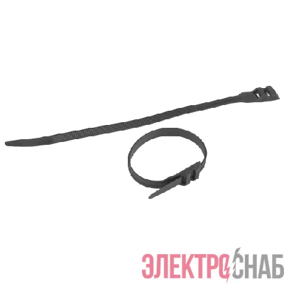 Стяжка кабельная для СИП 9х260 NO-224-593 черн. (уп.100шт) Эра Б0066056