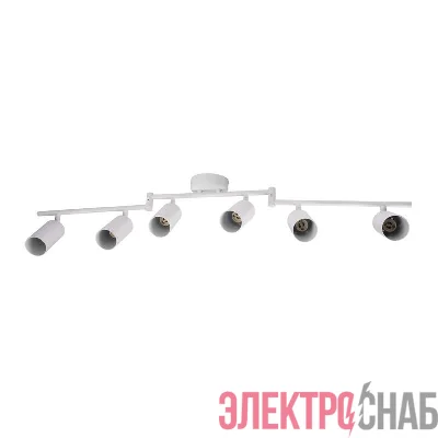 Светильник PCL-0606 6xGU10 IP20 230В WH настен./потолочн. декор. под лампу JazzWay 5066786