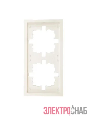 Рамка 2-мест. горизонт. ZIMA слон. кость LEZARD 704-9000-147