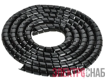 Спираль монтажная СП-16 черн. (уп.2м) IEK USWB1-16-02-K02