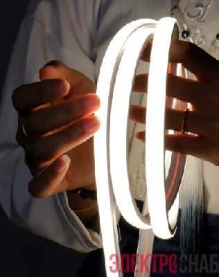 Лента светодиодная Neon MoonLight 12Вт/м 24В 4000К 12мм IP67 480LED/м (уп.5м) VARTON VLS-67-12-ML-12-480-40