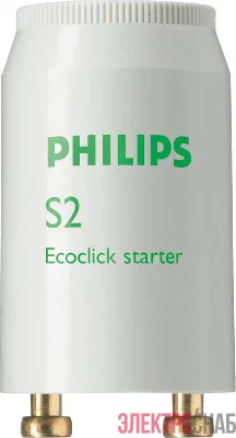 Стартер S2 4-22W SER 220-240В EUR/12X25 Philips 928390720230 / 871150069750933