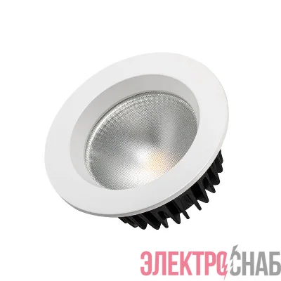 Светильник светодиодный LTD-105WH-FROST-9W Warm White 110deg IP44 метал. Arlight 021067