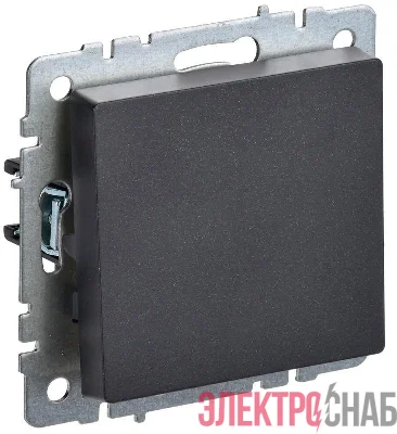 Выключатель 1-кл. СП BRITE ВС10-1-0-БрЧ 10А механизм черн. IEK BR-V10-0-10-K02