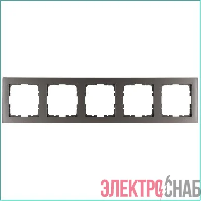 Рамка 5-м G-Classic мокко Jasmart G1005Z