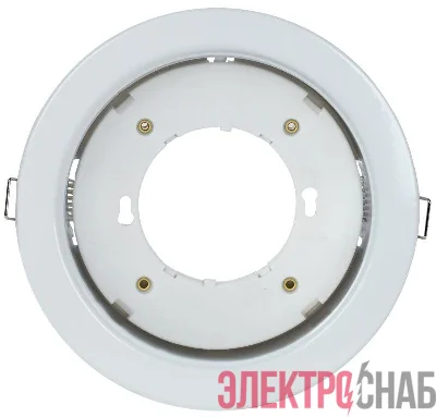 Светильник встраиваемый под лампу GX70 бел. IEK LUVB0-GX70-1-K01