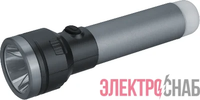 Фонарь светодиодный ручной 95 708 NPT-CP29-ACCU пласт. 1LED 3Вт+4LED 1Вт Li-Ion 3.7В 2реж IPX4 NAVIGATOR 95708