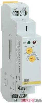 Реле задержки выключения при снятии питания ORT 12-240В AC/DC IEK ORT-D-ACDC12-240V
