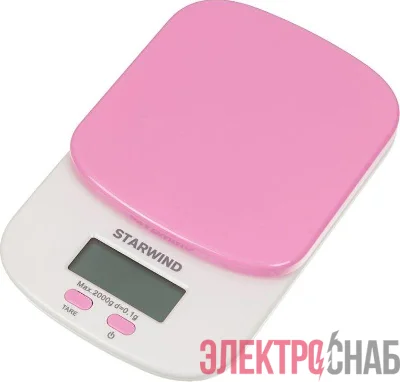 Весы кухонные электронные SSK2157 макс.вес:2кг роз. STARWIND 363712