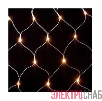 Гирлянда сеть 2.0х1.5м NTLD300-WW-E-F 10% мигающих LED WW уличная IP44 тепл. бел. SHLights 4690601034786