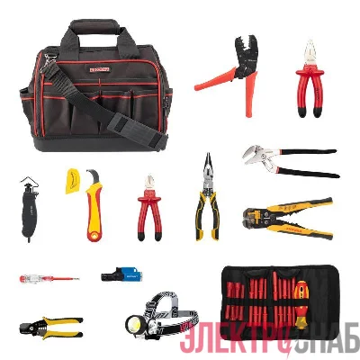 Набор инструментов электрика 21 предмет REXANT 12-4693-2
