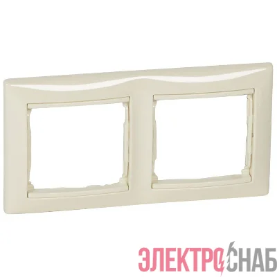 Рамка 2-м Valena горизонт. сл. кость (DIY-упак.) IEK 695632