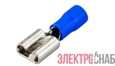 Клемма плоская изолированная (гнездо-9мм) 1.5-2.5кв.мм (VF2-312) Rexant 08-0434