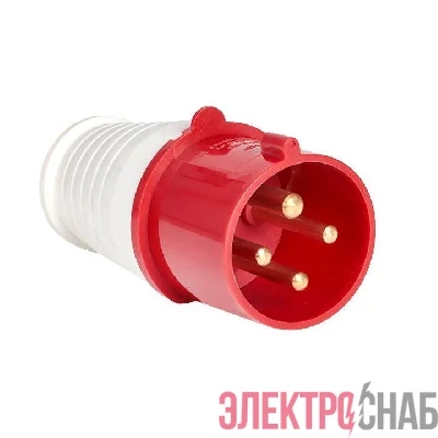Вилка переносная 024 32А 3P+PE 380В IP44 EKF ps-024-32-380