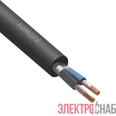 Кабель КГ-ХЛ 2х1.5 (N) 220/380-3 (м) Конкорд 74