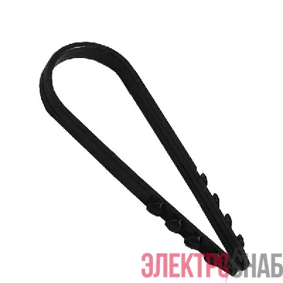 Дюбель-хомут для круглого кабеля 19-25мм черн. (уп.100шт) TOKOV ELECTRIC TKE-DH-19-25-C05