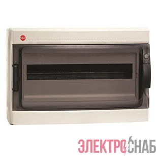 Щиток настенный 18мод. IP65 с дверцей с усилен. клеммн. блоком 87318 сер. DKC 85718