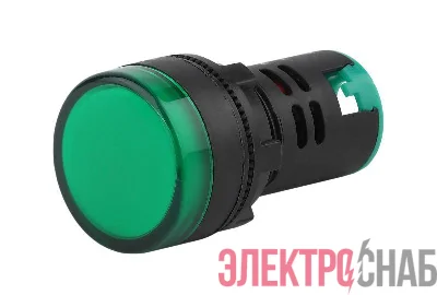 Лампа AD22DS(LED) матрица 22мм зел. 230В BLS10-ADDS-230-K06E ЭРА Б0045619
