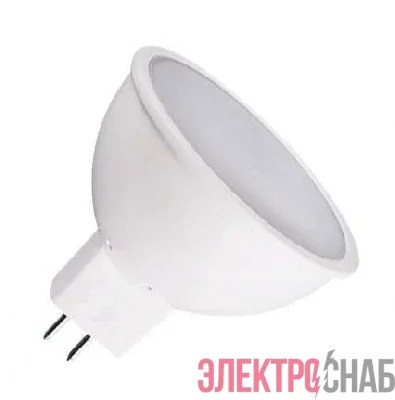 Лампа светодиодная RL MR16 4W/830 4Вт (замена 35Вт) 3000К тепл. бел. 110град. WFL GU5.3 300Лм 220-240В FS1 RADIUM 4008597191671