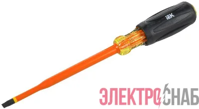 Отвертка диэлектрическая SLIM SL6.5х150 Т3 ARMA2L 5 IEK A2L5-SC31-T3-SL-65-150