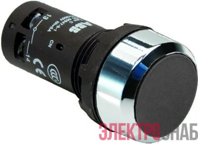 Кнопка CP1-30B-10 без фикс. 1HO чер. ABB 1SFA619100R3016