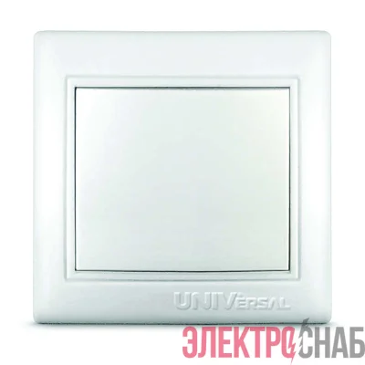 Выключатель 1-кл. СП Севиль 10А IP20 бел. UNIVersal С0021