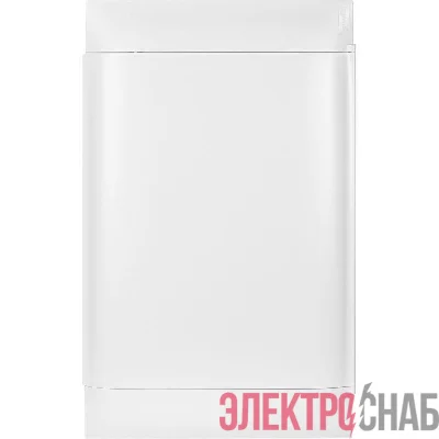 Щиток пластиковый встраиваемый Practibox S 3х12 бел. дверь Leg 135543
