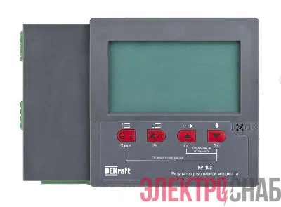 Регулятор реактивной мощности КР-102 400В 12 ступеней RS-485 DEKraft 50516DEK