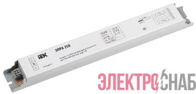 Аппарат пускорегулирующий электронный (ЭПРА) 258 для линейных ЛЛ T8 IEK LLV258D-EBFL-2-58