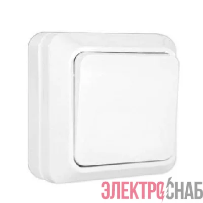 Выключатель 1-кл. ОП Олимп 10А IP20 бел. UNIVersal О0021