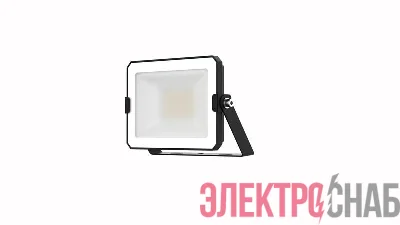 Прожектор светодиодный СДО FL ECO 20W 765 G4 уличный матов. стекло алюм. черн. LEDVANCE 4099854400056