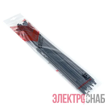 Хомут P6.6 4.8x300 FlexLock стандартный черн. (уп.50шт) PROxima EKF plc-fl-ctsb-4.8x300-r
