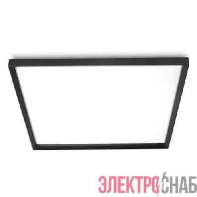 Светильник светодиодный SPO-14-38-6K-BL 38Вт 6500К 3600лм IP40 588х588 матов. черн. грильято Эра Б0063079