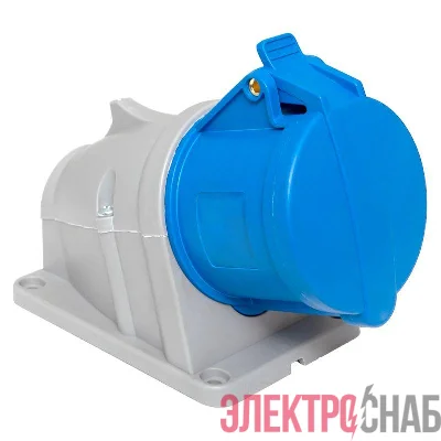 Розетка стационарная наружная 123 2Р+РЕ 32А 220В IP44 PROxima EKF ps-123-32-220-PRO