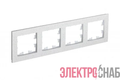 Рамка 4-м ATLASDESIGN NATURE мрамор крем роял SchE ATN343104