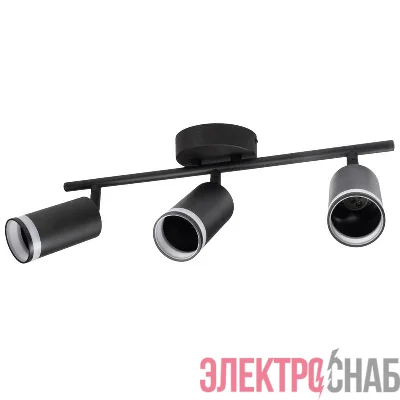 Светильник PCL-0103 3xGU10 IP20 230В BL настен./потолочн. декор. под лампу JazzWay 5066427