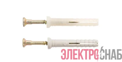 Дюбель-гвоздь нейлон пот. SMX-L 6х40 (уп.2000шт) Tech-KREP 133398