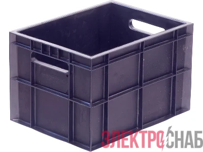 Ящик 400х300х260 Фин-Пак  чёрный 303 303