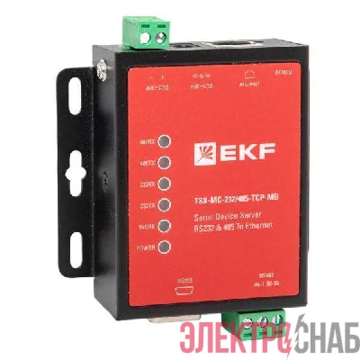 Преобразователь RS-232/485 в Ethernet Modbus TCP/RTU/ASCII TSX EKF TSX-MC-232/485-TCP-MB