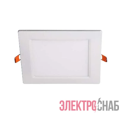 Светильник светодиодный PPL-S WH 9Вт 6500К IP40 145мм ДВО встраив. ультратонкий квадрат JazzWay 5008281A
